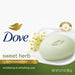 Dove Sweet Fennel Beauty Bar 3.17 oz top angle shot – Buy now at MKPBR.COM – Worldwide Shipping