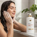 Dove UV Repair & Glow + Ferulico Conditioner 600 ml packaging detail – Buy now at MKPBR.COM – Worldwide Shipping