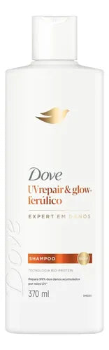 Dove UV Repair & Glow + Ferulico Shampoo 370 ml front view – Buy now at MKPBR.COM – Worldwide Shipping