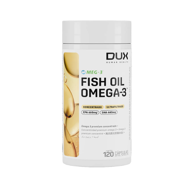 Dux Fish Oil Omega-3 120 Capsules 2-Month Supply High EPA DHA – Buy now at MKPBR.COM – Worldwide Shipping