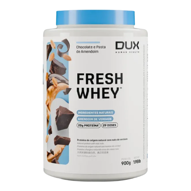 Dux FreshWhey Chocolate & Peanut Butter Protein Powder – Buy now at MKPBR.COM – Worldwide Shipping