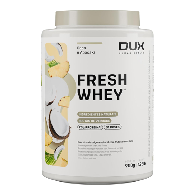 Dux FreshWhey Coconut & Pineapple Protein Powder – Buy now at MKPBR.COM – Worldwide Shipping