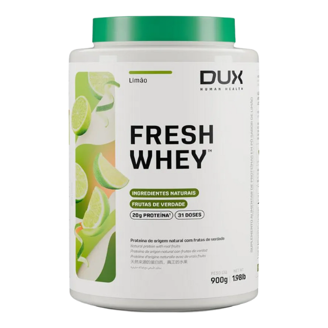 Dux FreshWhey Lemon Protein Powder Jar – Buy now at MKPBR.COM – Worldwide Shipping