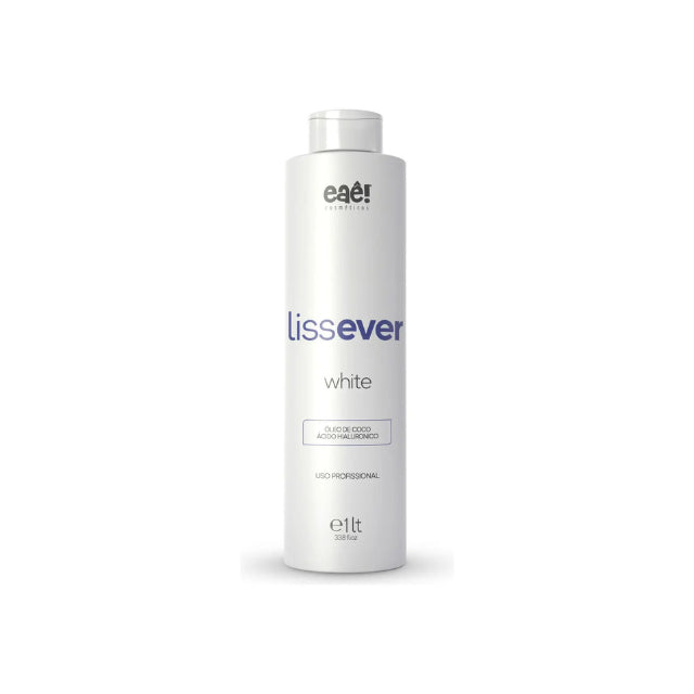 Eaê Cosméticos Ativo LissEver White 500ml packaging showing the official professional bottle design – Buy now at MKPBR.COM – Worldwide Shipping
