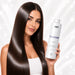 Eaê Cosméticos Ativo LissEver White 500ml professional salon setup with flat iron and application tools – Buy now at MKPBR.COM – Worldwide Shipping
