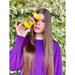 Model holding three Everkapsula bottles for hair growth and strength - Buy now at MKPBR.COM - Worldwide Shipping