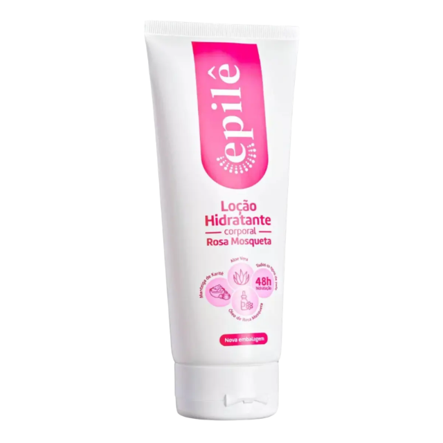 Epilê Rosehip Body Lotion 7.05 oz (200 g) – 48-Hour Hydration & Regeneration – Buy now at MKPBR.COM – Worldwide Shipping
