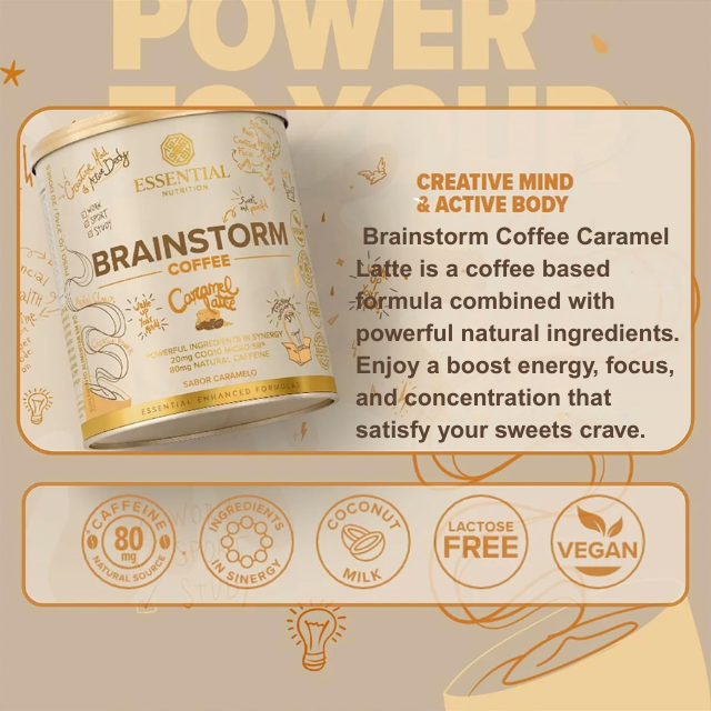 Essential Nutrition Brainstorm Coffee – Functional Focus & Energy