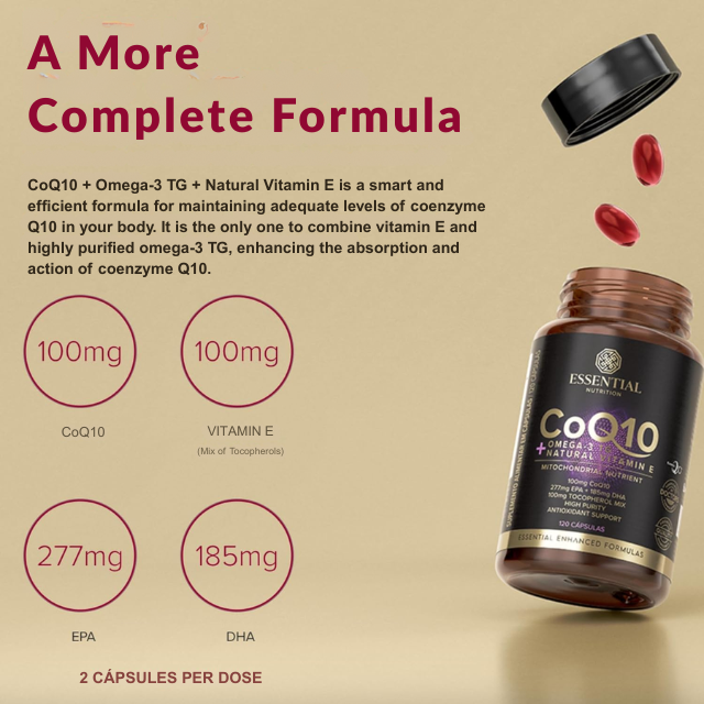 CoQ10 Omega‑3 TG Vitamin E synergistic energy support – Buy now at MKPBR.COM – Worldwide Shipping
