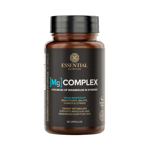 Essential Nutrition Mg Complex magnesium capsules with multi-source bioavailable formula – Buy now at MKPBR.COM – Worldwide Shipping