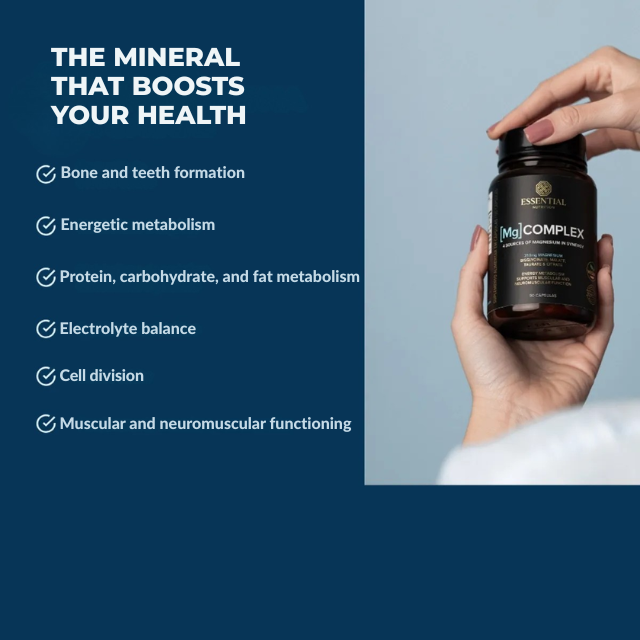 Essential Nutrition Mg Complex for multi-tissue magnesium support and daily wellness – Buy now at MKPBR.COM – Worldwide Shipping