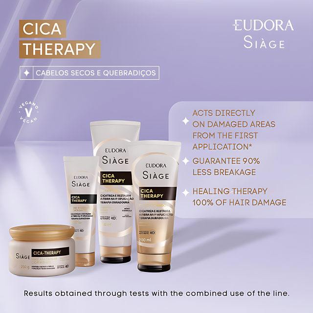 Eudora Siàge Cica Therapy for effective split end correction and prevention – Buy now at MKPBR.COM – Worldwide Shipping