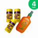 Everkapsula and Gold Spell Tônico Poderoso 4-Pack bundle for months of hair treatment - Buy now at MKPBR.COM - Worldwide Shipping