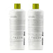 Back labels of the Felps Professional Avocado Oil Curl Activator 2ABC and Setting Gel 500 ml kit showing the curl type chart and ingredient lists – Buy now at MKPBR.COM – Worldwide Shipping