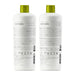 Back labels of the Felps Professional Avocado Oil Curl Activator 3ABC and Setting Gel 500 ml kit showing the curl type chart and ingredient lists – Buy now at MKPBR.COM – Worldwide Shipping