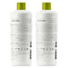Back labels of the Felps Professional Avocado Oil Shampoo and Curl Activator 3ABC 500 ml kit showing directions and ingredient lists – Buy now at MKPBR.COM – Worldwide Shipping