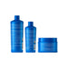 Felps Professional Banho de Verniz Hidrabrilho medium kit of 3, second view of the shampoo conditioner and mask set – Buy now at MKPBR.COM – Worldwide Shipping