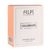 Felps Professional Celebrate Hair Perfume 25 ml outer carton front showing the Celebrate logo and Hair Parfume wording – Buy now at MKPBR.COM – Worldwide Shipping