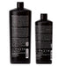 Back labels of the Felps Professional Force Gloss 1 L shampoo and 400 ml conditioner duo showing the ingredient panels – Buy now at MKPBR.COM – Worldwide Shipping
