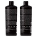 Back labels of the Felps Professional Force Gloss 500 ml shampoo and 400 ml conditioner duo showing the ingredient panels – Buy now at MKPBR.COM – Worldwide Shipping