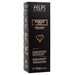 Side panel of the Felps Professional Force Gloss Leave-In 120 g carton highlighting 57 percent less breakage and 18 percent more density – Buy now at MKPBR.COM – Worldwide Shipping