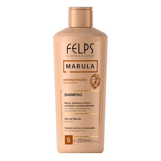 Felps Professional Marula Hypernutrition Shampoo 250 ml front view of the bottle – Buy now at MKPBR.COM – Worldwide Shipping
