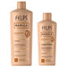 Felps Professional Marula Hypernutrition 500 ml shampoo and 250 ml conditioner duo kit, front view of both bottles – Buy now at MKPBR.COM – Worldwide Shipping