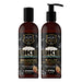 Felps Men Poker Hair and Beard Shampoo 240 ml bottle next to the Poker Balm 240 g jar, front view of the duo kit – Buy now at MKPBR.COM – Worldwide Shipping
