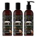 Felps Men Poker Hair and Beard Complete Kit of 3 with 240 ml shampoo, 240 ml conditioner and 240 g balm, front view – Buy now at MKPBR.COM – Worldwide Shipping