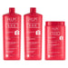 Felps Professional S.O.S. Reconstruction Salon Hair Kit of 3 with 1 L shampoo, 1 L conditioner and 1 kg mask, front view – Buy now at MKPBR.COM – Worldwide Shipping