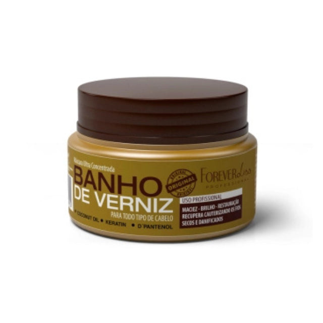 Forever Liss Banho de Verniz 40g pocket size for travel and single hair rescue – Buy now at MKPBR.COM – Worldwide Shipping