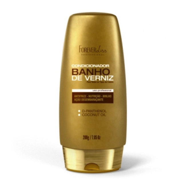 Forever Liss Banho de Verniz Conditioning Sealer 200g front view – Buy now at MKPBR.COM – Worldwide Shipping