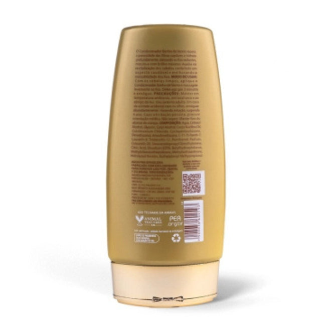 Close-up of Forever Liss Banho de Verniz 200g packaging and usage instructions – Buy now at MKPBR.COM – Worldwide Shipping