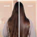 Intense mirror shine results on hair strands after using Forever Liss Banho de Verniz conditioner – Buy now at MKPBR.COM – Worldwide Shipping