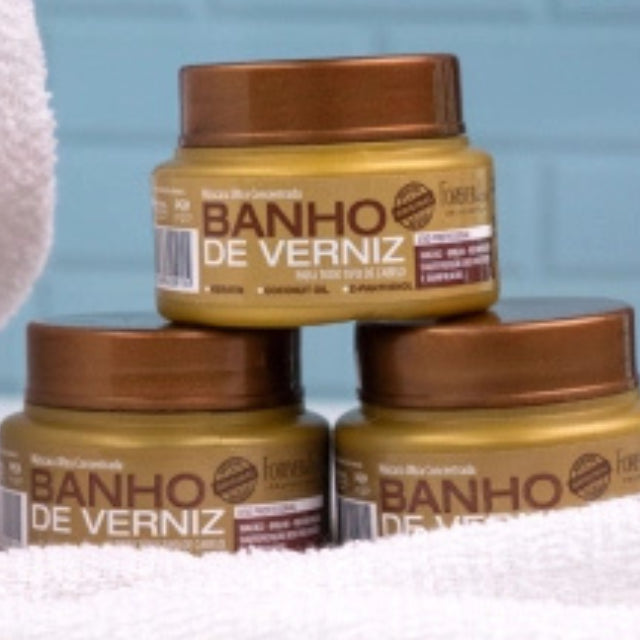 Forever Liss Banho de Verniz mask safe for bleached and chemically treated hair – Buy now at MKPBR.COM – Worldwide Shipping