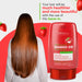 Close-up of Forever Liss Banho de Verniz Morango 140g packaging and usage instructions – Buy now at MKPBR.COM – Worldwide Shipping
