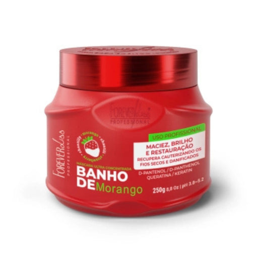  Forever Liss Banho de Verniz Morango Mask available in 250g and 1kg sizes – Buy now at MKPBR.COM – Worldwide Shipping