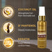 Key ingredients of Banho de Verniz oil including Coconut Oil and Hydrolyzed Keratin – Buy now at MKPBR.COM – Worldwide Shipping
