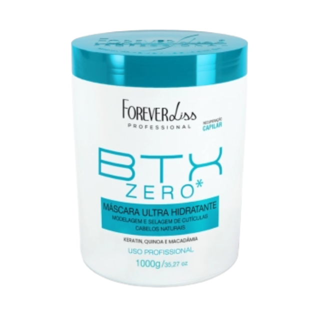 Forever Liss BTX Zero 1kg professional salon size for maximum volume reduction – Buy now at MKPBR.COM – Worldwide Shipping