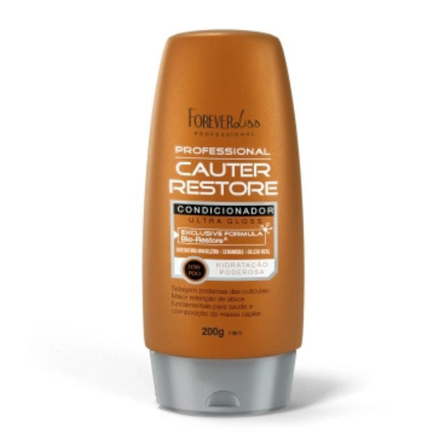 Forever Liss Cauter Restore Reconstruction Conditioner 200g front view – Buy now at MKPBR.COM – Worldwide Shipping