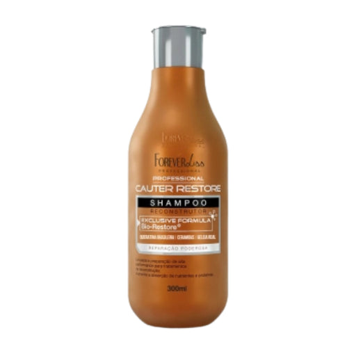 Forever Liss Cauter Restore Reconstruction Shampoo 300ml front view – Buy now at MKPBR.COM – Worldwide Shipping