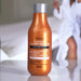 Mirror-like shine foundation created by Forever Liss Cauter Restore shampoo on clean hair – Buy now at MKPBR.COM – Worldwide Shipping