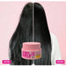 Before and after volume reduction results with Forever Liss Desmaia Cabelo mask – Buy now at MKPBR.COM – Worldwide Shipping