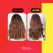 Before and after hair reconstruction comparison using Forever Liss UTI treatment – Buy now at MKPBR.COM – Worldwide Shipping