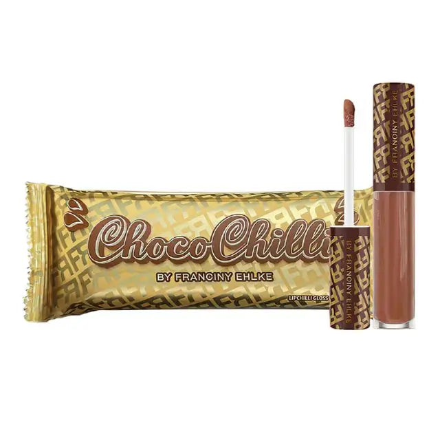Fran by Franciny Ehlke Chocochilli Lip Plumping Gloss, chocolate vinyl shine, 0.13 fl oz – Buy now at MKPBR.COM – Worldwide Shipping