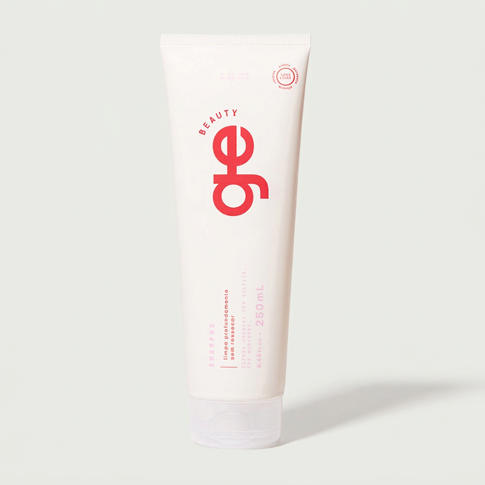 GE Beauty Shampoo Sem Sulfato sulfate-free shampoo tube on white background – Buy now at MKPBR.COM – Worldwide Shipping