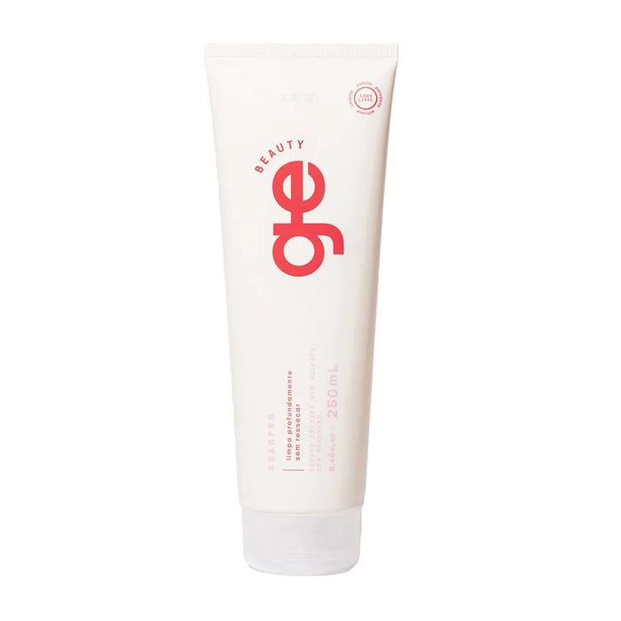 GE Beauty Shampoo Sem Sulfato sulfate-free low-poo shampoo 250 ml bottle front – Buy now at MKPBR.COM – Worldwide Shipping