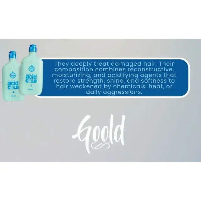 Gold Spell Co. Acidgold キット：シャンプー、コンディショナー＆酸性