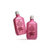 Gold Spell Co. Sleep Effect Ultra-Hydrating & Anti-Volume Shampoo and Conditioner Set (2 x 250ml) in pink bottles, floating product shot - Buy now at MKPBR.COM - Worldwide Shipping
