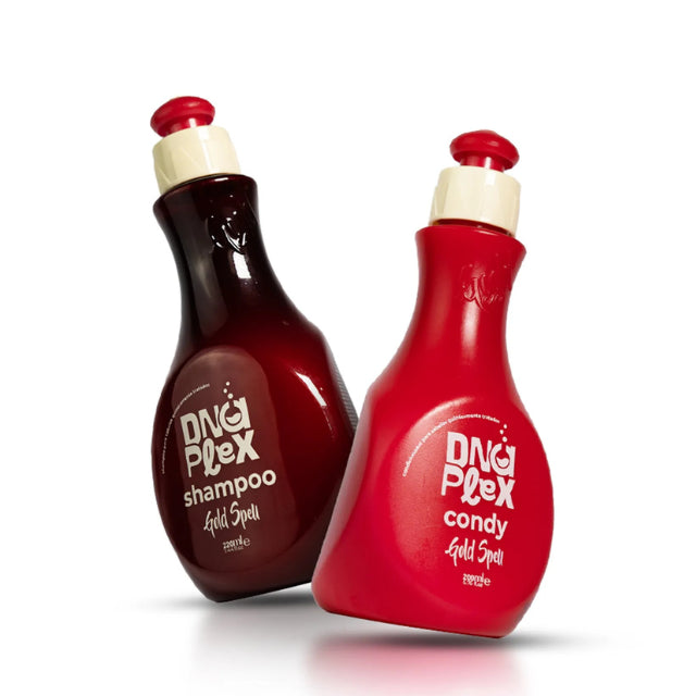 Gold Spell DNAPLEX Shampoo & Conditioner Duo Brazilian Hair Care – Buy now at MKPBR.COM – Worldwide Shipping